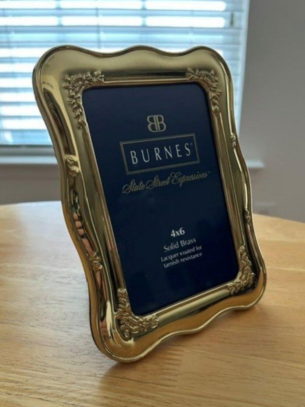 Burnes 4 x 6" Picture Frame with Stand - Beautiful in Person!